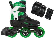 Powerslide Phuzion Universe Green + Chrániče ONE Basic Kids, 37-40 - Roller Skates
