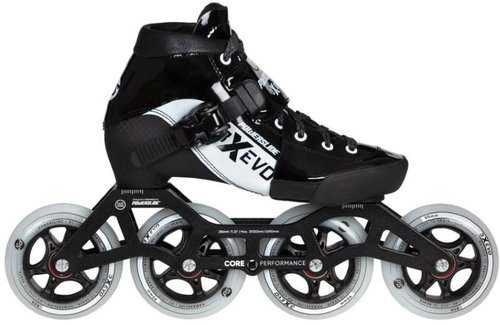 Powerslide XXX Adjustable Evo Black/White, 31-34 - Roller Skates - Main image
