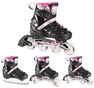 NILS EXTREME Brusle 4v1 NH10905.2 růžové  - Roller Skates