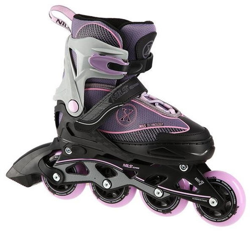 Nils Extreme NA11008 grey-pink M - Roller Skates - Main image