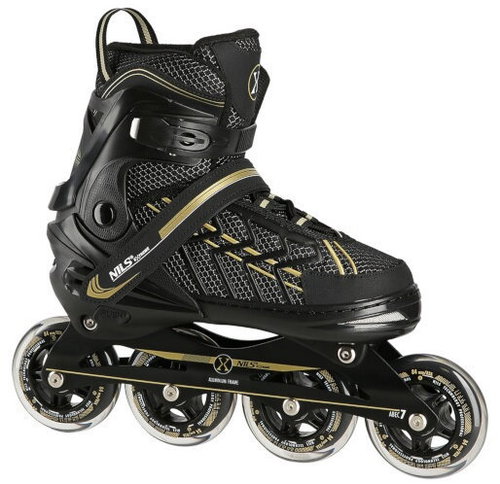 Nils Extreme NA1128 black and gold L - Roller Skates - Main image