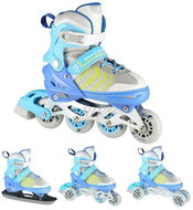 NILS EXTREME Brusle 4v1 NH18192 M (34-38) modré - Roller Skates