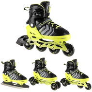 NILS EXTREME Skates 4in1 NH18192 M (34-38) green - Roller Skates