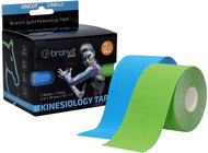 BronVit Sport Kinesio tape set blue-green 2× (5cm×6m) - Tape
