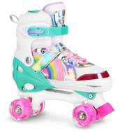NILS Extreme NQ0187 Quad roller skates, rainbow, size 38 - 41 - Roller Skates