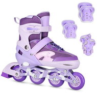 NILS Extreme NA0189 Set of roller skates and pads, purple, size 31 - 34 - Roller Skates