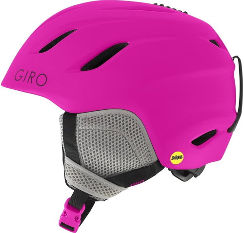 GIRO Nine Jr MIPS Matte Bright Pink size S / 52 -55.5 - Ski Helmet - Main image