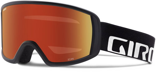 GIRO Scan Black Wordmark Amber Scarlet size M - Ski Goggles - Main image