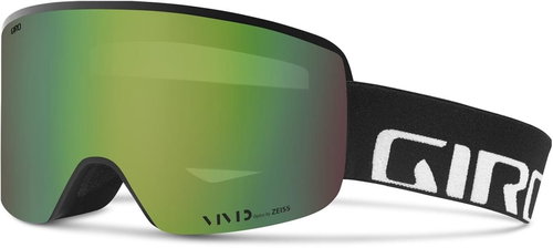 GIRO Axis Black Wordmark Vivid Emerald / Vivid Infrared (2 Glasses) - Ski Goggles - Main image