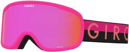 GIRO Moxie Black/Pink Throwback Amber Pink/Yellow (2 lenses) - Ski Goggles - Main image