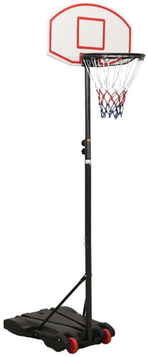 VidaXL Basketball basket white 216 - 250 cm - Basketball Goal - Main image