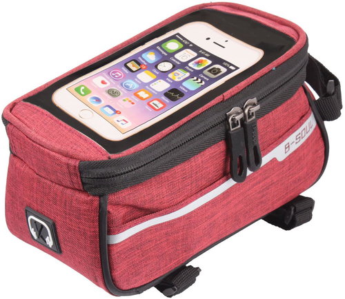 B-Soul Front 1.0 frame bag multipack 2 pcs red - Bike Bag - Main image