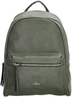 CHARM London Batoh Carino, 31 × 23,5 × 10 cm tmavě zelený - Batoh