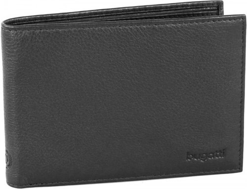 Bugatti Lying format with document holder Sempre black - Wallet - Main image