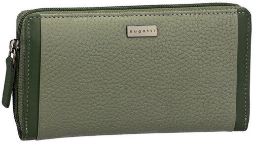 Bugatti Ladies' long zip wallet Sina, green - Wallet - Main image