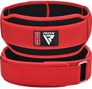 RDX Vzpěračský pás RX5 červený - Vzpěračský opasek