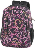 Spokey School Backpack Pink tiger - Backpack