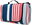 Family Picnic, Striped Blue and Red