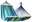 200 × 100cm Green-blue
