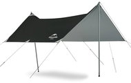 Naturehike Hexagon Kempingová plachta černá - Stanová plachta