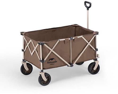 Naturehike Camping Folding Trolley 193 l, brown - Collapsible Cart - Main image