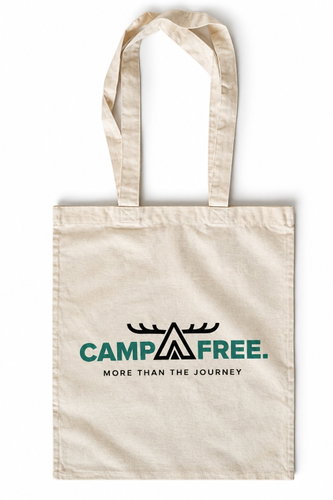 CAMPFREE, cotton bag, natural beige - Shoulder Bag - Main image