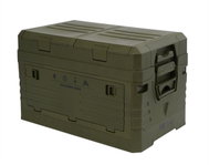 NIlS CAMP Folding box with lid NCB4003 50 l green - Storage Box