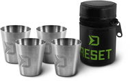 Delphin Set nerezových pohárků Reset 4v1 30 ml 4 ks - Cestovní sada