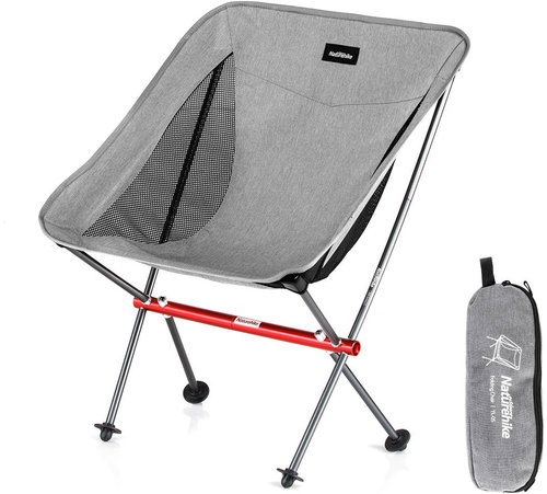 Naturehike 600D nylon camping chair grey - Camping Armchair - Main image