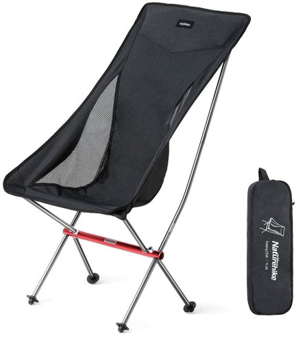 Naturehike ultralight camping chair black - Camping Armchair - Main image