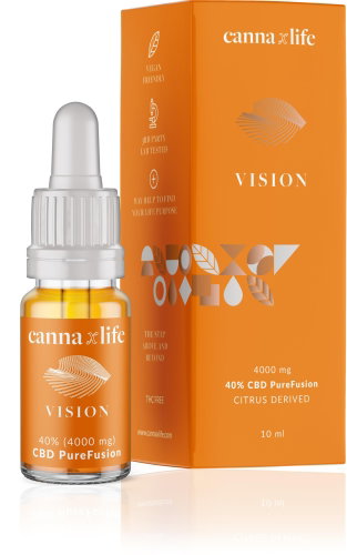 Cannaxlife CBD 40% Vision (Vize) PureFusion - citrus derived 4000 mg - CBD - Main image