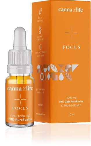 Cannaxlife CBD 10% Focus PureFusion - citrus derived 1000 mg - CBD - Main image