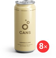 CANS with lemon and lime flavour, 8 x 330 ml - Flavoured Water