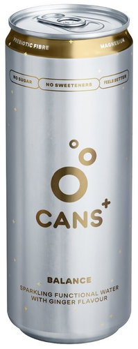 CANS+ Balance Sparkling functional drink with ginger flavour - Flavoured Water - Main image