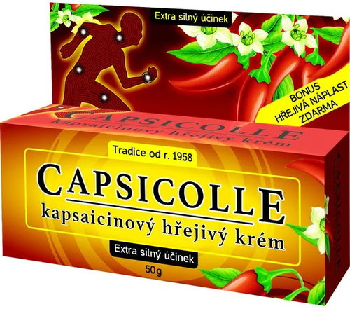 Capsicolle Kapsaicinový krém Extra hřejivý 50 g - Body Cream - Main image