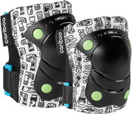 Cariboo Sada 2 dětských chráničů Jump, vel. S, modro-zelené - Chrániče