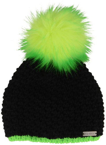 Relax RKH108, Black/Green, size UNI - Winter Hat - Main image