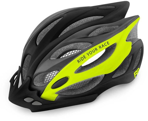 R2 WIND ATH01Y Grey/Yellow size M - Bike Helmet - Main image