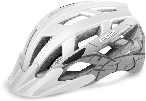 R2 LUMEN ATH18C White/Grey size M - Bike Helmet - Main image