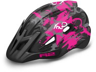 R2 WHEELIE ATH23E Black / Pink Size M - Bike Helmet