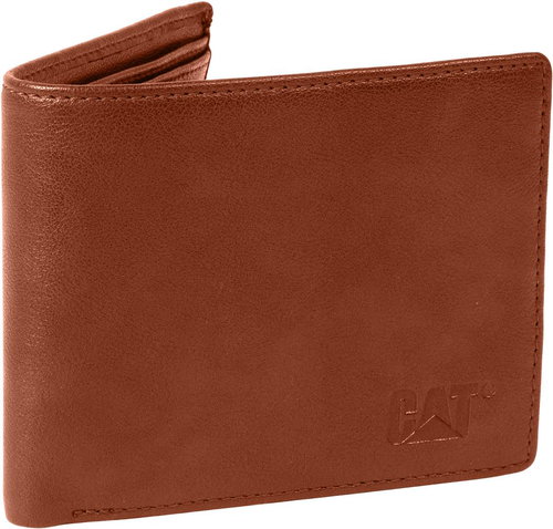 CAT Men's Ethiopian wallet, synthetic leather - brown - Wallet - Main image