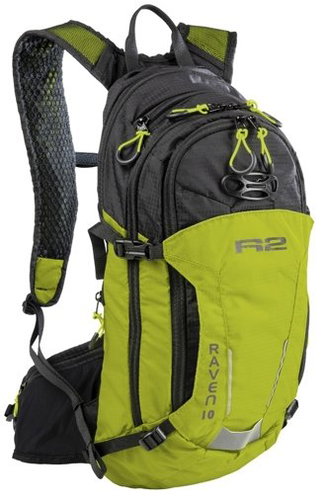 R2 Raven lime green, black - Backpack - Main image