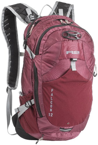 R2 Falcon burgundy, grey - Backpack - Main image