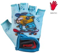 R2 Wax blue, brown ATR08A13/3Y - Cycling Gloves