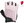 Powder pink, black