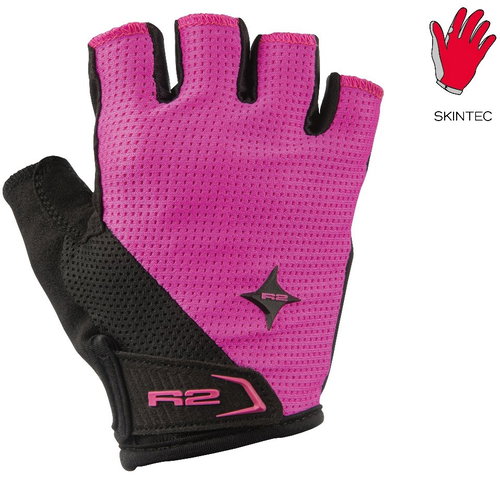 R2 Ribbon 2.0 black, pink ATR54F/M - Cycling Gloves - Main image