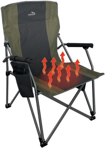 Cattara Židle kempingová skládací Warm s vyhříváním - Camping Chair - Main image