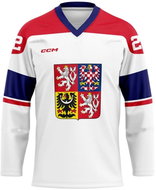 CCM Olympic jersey white without ads S - Jersey