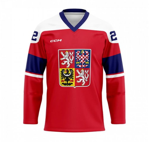 CCM Olympic jersey without ads red Pastrňák - Jersey - Main image