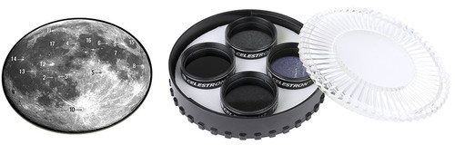 Celestron filtr 1.25" sada 4 měsíčních filtrů  - Filtr pro dalekohledy - Hlavní obrázek